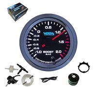 Manometro Vega® alta precisione pressione turbo da 1 a 2 bar 7 colori 52 mm