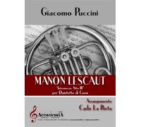 Manon Lescaut. Intermezzo atto III - Puccini Giacomo