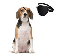MANON ROSA Benda per gli occhi per cani pirata, singola benda protettiva per occhi per cani e gatti di taglia piccola, media e grande, con lesioni agli occhi e ferite (piccola)