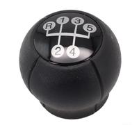 Manopola 5 Marce per Vauxhall per opel Corsa per vectra 52 x 50 mm | per premium Plastic, Black/silver Finish, Clear 1-5+R Markings, Easy Install, Fits Corsa B/C, per vectra B, Astra F/G