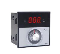 Manopola 96 * 96mm AC 220V 380 24V 0-300 400 1200 Gradi KJ PT100 Tipo Relè Termostato Digitale Display Regolatore di Temperatura 1 Pz(K 0-400 Degree,380V)