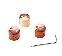 Manopola a cupola in legno per potenziometro per chitarra, manopole di controllo della velocità per elettrico o basso, manopole a cupola durevoli in legno