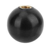 Marhynchus Manopola a sfera pomello parti di fissaggio dadi cambio nero tondo con inserto a vite M8 in rame per macchine utensili