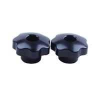 Manopola A Stella Nera Di Ricambio Con Filettatura M8 X 50Mm 2Pz