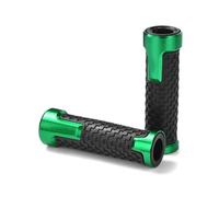 Manopola Acceleratore per Manubrio Per NINJA400 Z400 Manopole manubrio moto(Verde)