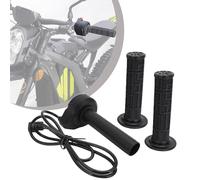 Manopola acceleratore per moto, comando a torsione rapida con 1 coppia di impugnature per manubrio per Surron Sur-Ron Sur Ron X/S E-Bike, nero