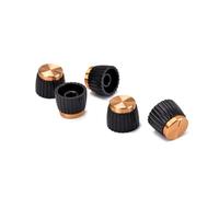 Manopola Amplificatore per Chitarra 5 Pezzi Oro ABS Modelli 800 900 | Montaggio a Pressione, Uso Semplice, Set per Amplificatori 2000 Plexi, Finitura Oro, Ricambio per Strumenti