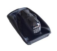 Manopola Cambio Auto Per Benz Per Per W211 Per S211 2003-2009 Classic Pomello Cambio Manuale 6 Marce con Cuffia Completa Nera(6-Speed-E)