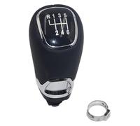 Manopola Cambio Auto Per Skoda Per Fabia 2 II MK2 Per Combi Per Scout 2007-2014 Pomello Cambio Per Auto Pelle Argentata(6speed)
