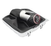 Manopola Cambio Auto Per VW Per Golf 7 A7 MK7 GTI GTD 2013-2018 Pomello Cambio Pelle 5 6 Marce Modello Personalizzabile Guida A Sinistra(Black Line,5 speed)