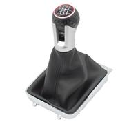 Manopola Cambio Auto Per VW Per Golf 7 A7 MK7 GTI GTD 2013-2018 Pomello Cambio Pelle 5 6 Marce Modello Personalizzabile Guida A Sinistra(Black Line,6 speed)