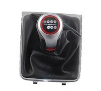 Manopola Cambio Auto Per VW Per Passat Per B7 Per CC 2011-2015 Pomello Del Cambio Pomello Del Cambio Cuffia In Pelle Maniglia Del Cambio Leva Del Cambio 6 Velocità Pomelli Leva Cambio Auto(Type 3)