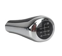 Manopola Cambio Auto Pomello del cambio for BMW 1 3 5 6 Serie E46 E53 E60 E61 E63 E65 E81 E82 E83 E87 E90 E91 E92 X1 X3 X5 Cromato Opaco In Fibra di Carbonio Pomello Cambio Universale(Chromed 6Speed)