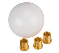 Manopola cambio universale sfera rotonda acrilico bianco lucido Cambio manuale