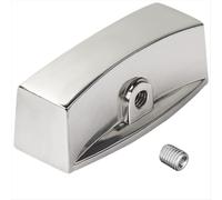 Manopola cromata per valvola di controllo, adatta per design stelo valvola a forma di D