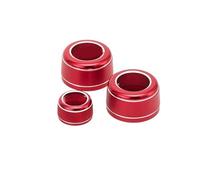 Manopola del Climatizzatore per Auto Per BM&W X6 F16 2015-2019 Car Styling Manopola del condizionatore d'aria Pulsante di sintonizzazione del volume audio Anello di copertura(Color:Red)