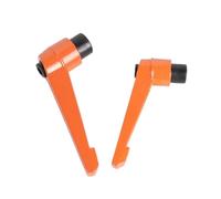 Manopola della maniglia regolabile con leva di bloccaggio in acciaio legato | Arancione da M4 a M16: for la regolazione della macchina(Screw M8x20mm)