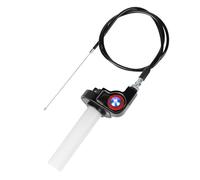 Manopola dell'Acceleratore con Cavo 1.2M, Manopola Acceleratore Manubrio dell'Acceleratore a Torsione in Alluminio Comando Gas Rapido Moto da 7/8 Pollici Kit per 50cc-200cc ATV Quad Pit Dirt Bike