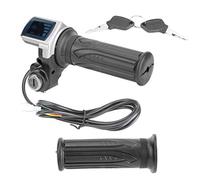 Manopola dell'acceleratore elettrico Acceleratore, Yosoo a mezza torsione da 36 V con indicatore di alimentazione a LED Blocco a chiave per moto elettriche Scooter Moto