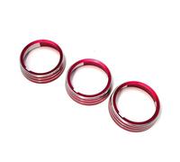 Manopola dell'aria condizionata Aria Condizionata Anello Manopola Riscaldatore Interruttore Climatizzatore Coperchio Pulsante Per Golf 7 7.5 MK7 Per GTI 2015-2020(ROSSO)