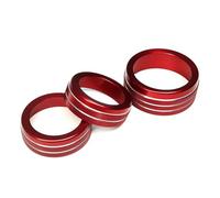 Manopola dell'aria condizionata Coperchio Pulsante Dell'interruttore Manopola Sfiato Dell'aria Condizionata Per Dodge Per Challenger Per Charge 2015-2022(ROSSO)