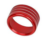 Manopola dell'aria condizionata Interruttore Cambio Pomello Coperchio Trim Ring Per Dodge Per Ram TRX 2018 2019 2020 2021 2022 2023 2024 2025(ROSSO)