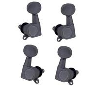 Manopola Di Chitarra 4 Pezzi Di Accordatori Per Chitarra A 4 Corde Meccaniche Universali Accordatori In Lega Di Zinco Parti E Accessori Per Ukulele(Black)
