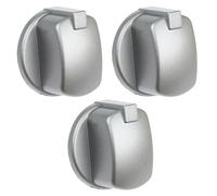 Manopola di Controllo compatibile con Indesit Forno (Confezione da 3 Argento)