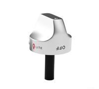 Manopola di controllo del bruciatore Wb03k10265 per stufe Ge compatibile con Cgs9855set1ss e Cgs985set2ss Finitura satinata in metallo per quadrante per regolazione precisa del calore sulla gamma a