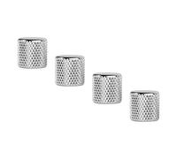 Manopola di Controllo del Tono del Volume, Accurata, Versatile, Facile da Installare, Manopole per Chitarra Elettrica per Basso (Argento)