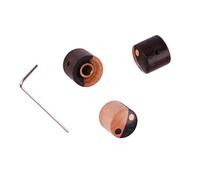 Manopola di Controllo della Chitarra Controllo del Tono della Chitarra Ad Alta Precisione Parte Superiore in Legno 3 Pezzi Decorazioni Perfette Metallo Facile Installazione per