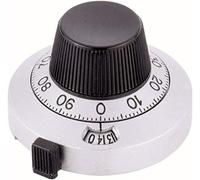Manopola di precisione con scala graduata 0-100 360 ° Vishay 21.01.11 1 pz.