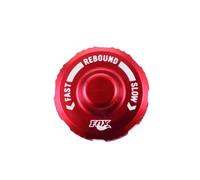 Manopola di regolazione dello smorzatore Fox Factory Float DPX2 Rosso