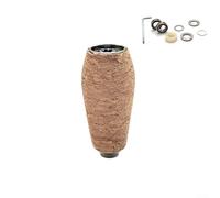Manopola di ricambio in sughero per Daiwa, Tatula per Zillion per Metanium per CURADO per ALDEBARAN per ANTARES DRT MK1 EVA+metallo 6 colori, set (1 set grigio)