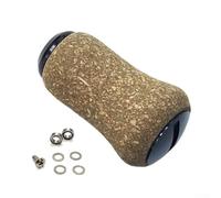 Manopola di ricambio per mulinelli Daiwa Stella Stradic, in sughero e gomma, pulsante modificato con impugnatura antiscivolo, compatibile con mulinello da pesca e (nero)