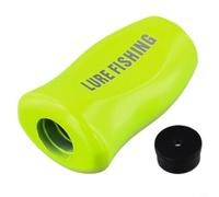 Manopola di ricambio per mulinello da pesca DAIWA per SLP WORKS, TATULA, ZILLION, FUEGO | Impugnatura per mulinello da baitcasting con fibra di carbonio | 1 set (32,9 x 20,5 mm) (1 pezzo verde)