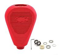 Manopola di ricambio per mulinello da pesca, in metallo, per DAIWA per DRT CQ200 per TATULA 300 Modified Drum Fishing Reel EVA MANOLE Accessori per mulinello (rosso rosso)