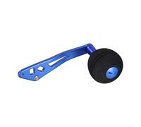 Manopola di ricambio progettata per la modifica della zattera sulle maniglie dei mulinelli da pesca a baitcasting, realizzata in EVA e metallo (blu)