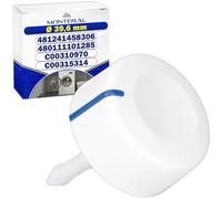 Manopola di Selezione del Programma per Lavatrice Ø39,6 mm con Codice Originale 481241458306 480111101285 C00310970 C00315314 per Whirlpool per Bauknecht per Indesit per Ariston - MONTERAL