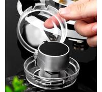 Manopola di sicurezza per fornelli a gas, materiale PS resistente alle alte temperature e al contatto con l'olio per una protezione costante della cucina (nero)