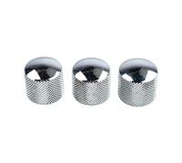 Manopola di volume per chitarra di basso elettrico 3pcs Silver Metal Potenziometer Control Knob Easy Installa messa a punto accurata per bassi elettrici