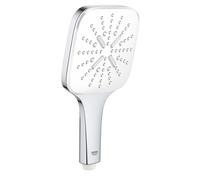 manopola doccia Grohe Rainshower 130 SmartActive Cube a 3 getti, finitura moon white - 26551LS0