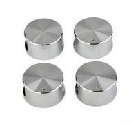 Manopola for Stufa A Gas, Manopole Interruttore Di Controllo 4 Pezzi In Lega Di Zinco 6Mm Argento Manopole Di Controllo for Stufa A Gas Adattatori for Fornello Da Cucina Fornello A Gas Forno Piano Cot