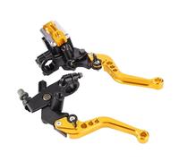 Manopola Freno Leva Cilindro Maestro Freno In Alluminio Leva Freno A Sei Marce Facile Da Installare Accessori Per Motociclette Universali(Yellow)