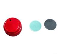 Manopola freno mulinello con funzione di memoria per ECOODA ETB600, parte di ricambio in metallo, include due distanziatori per un controllo migliorato (rosso)