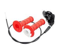 Manopola in gel per manubrio di motocicletta, manopola dell'acceleratore con cavo di azione rapida per pitbike e dirtbike da 110cc e 125 cc, due pezzi da 22 mm