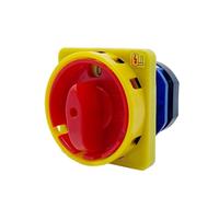 Manopola interruttore rotante a due posizioni On-off 2 poli Ui 690 V 25 A Lucchetto Commutatore Camma Interruzione di corrente HZ12A-25/01 1 pz