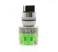 Manopola interruttore rotante da 22 mm, 2 posizioni ON/OFF 1NO1NC 10A 660V, 4 terminali LAY7 LAY37, 1 pz.