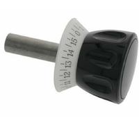 Manopola orologio per affettatrici perno Ø 18 mm mascherina Ø 68/ mm lung.145