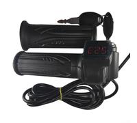 Manopola per acceleratore con Display LED per Scooter Manopola | Display LED , voltaggio , materiali ABS e gomma, installazione diretta, nero universale